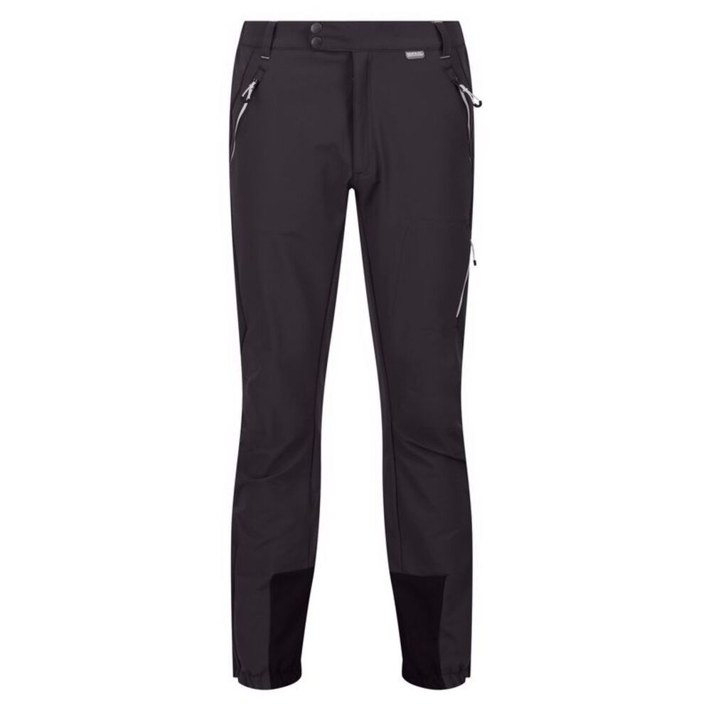 Regatta Mens Mountain Walking Trousers / Ash/Black